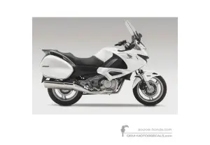 Aufkleber für Honda NT700V DEAUVILLE 2006 - Weiss • Honda OEM-Aufkleber