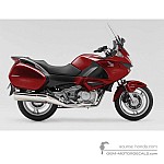 Honda NT700V DEAUVILLE 2008 - Czerwony