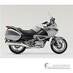 Honda NT700V DEAUVILLE 2008 - Argent