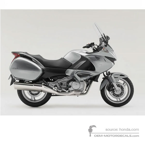 Decals for Honda NT700V DEAUVILLE 2008 - Silver • Honda OEM Decals