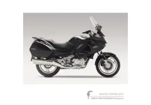 Decals for Honda NT700V DEAUVILLE 2011 - Black • Honda OEM Decals