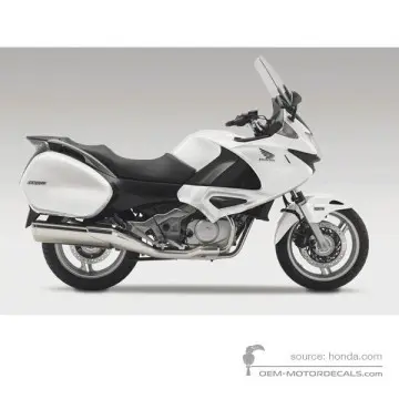 Honda NT700V DEAUVILLE 2011 - Bianco - Shasta White