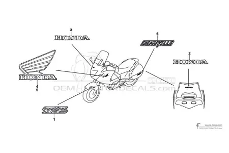 Honda NT700V DEAUVILLE 2011 - Argento
