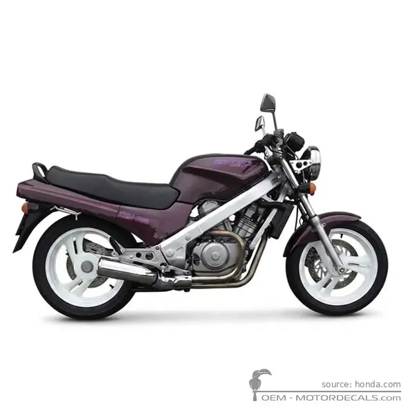 Honda NTV600 1991 - Moonrise Maroon Metallic