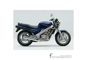 Stickers voor Honda NTV650 1988 • Honda OEM Stickers