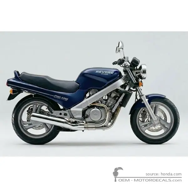 Honda NTV650 1990 - Candy Wave Blue