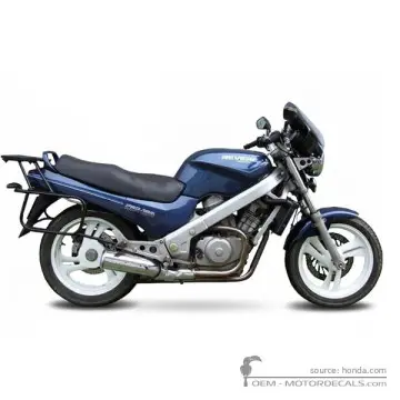 Honda NTV650 Revere 1991 - Candy Wave Blue