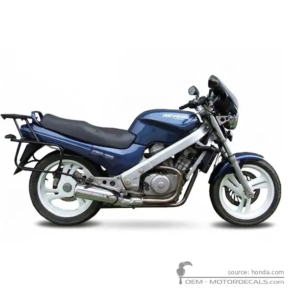Honda NTV650 Revere 1991 - Candy Wave Blue