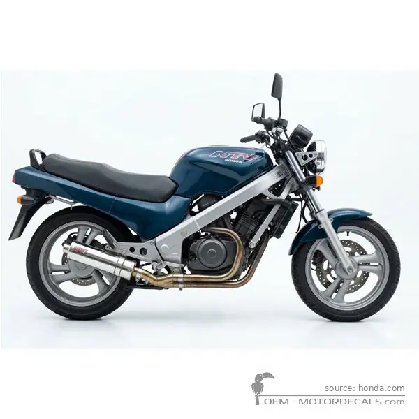 Honda NTV650 1996 - Pearl Atlantis Blue