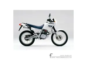 Naklejki do Honda NX125 TRANSCITY 1989 • Honda Naklejki OEM