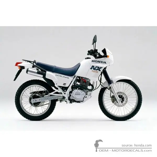 Honda NX125 TRANSCITY 1989 - Real White