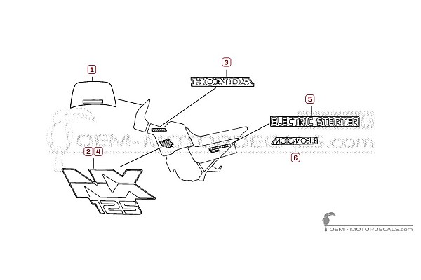 Honda NX125 TRANSCITY 1989