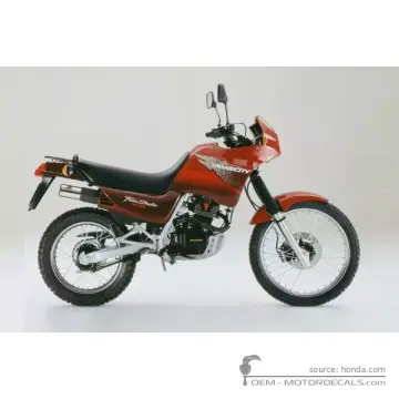 Honda NX125 TRANSCITY 1997 - Radiant Red Metallic