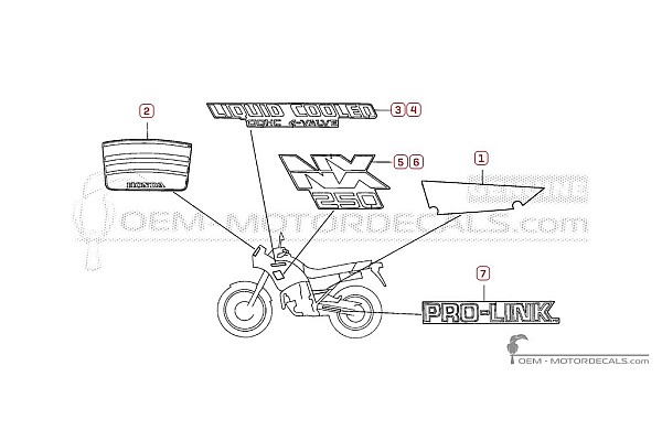 Honda NX250 DOMINATOR 1989