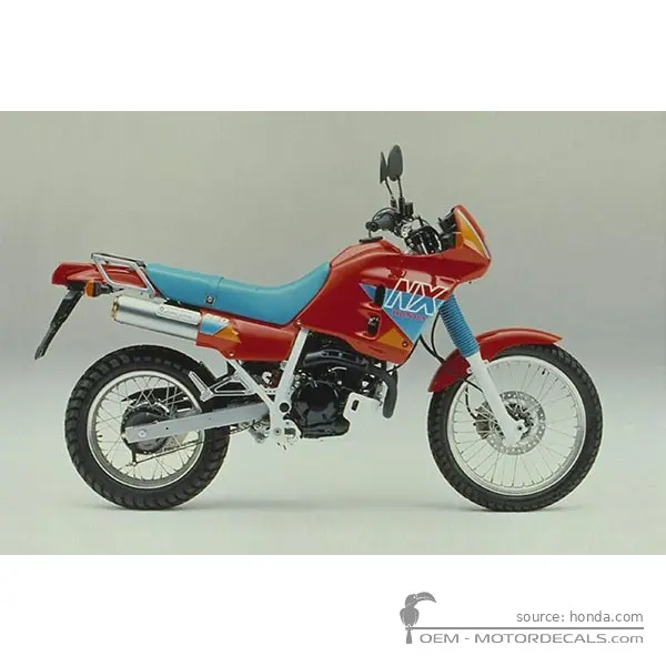 Honda NX250 DOMINATOR 1990 - Fighting Red