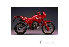 Stickers voor Honda NX650 DOMINATOR 1988 - Rood • Honda OEM Stickers