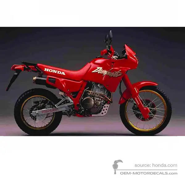 Honda NX650 DOMINATOR 1988 - Rojo - Fighting Red