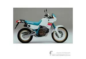 Stickers voor Honda NX650 DOMINATOR 1990 - Wit • Honda OEM Stickers