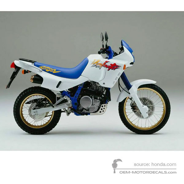 Decals for Honda NX650 DOMINATOR 1992 - White • Honda OEM Decals