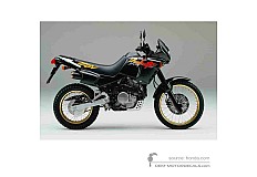 Stickers voor Honda NX650 DOMINATOR 1992 - Zwart • Honda OEM Stickers