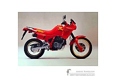 Stickers voor Honda NX650 DOMINATOR 1992 - Rood • Honda OEM Stickers