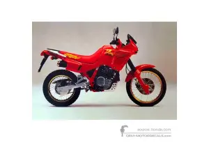 Stickers voor Honda NX650 DOMINATOR 1992 - Rood • Honda OEM Stickers
