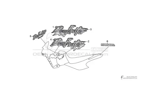 Honda NX650 DOMINATOR 1992 - Wit