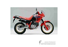 Stickers voor Honda NX650 DOMINATOR 1993 - Rood • Honda OEM Stickers