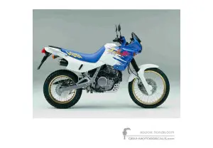 Stickers voor Honda NX650 DOMINATOR 1994 - Wit • Honda OEM Stickers