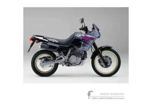 Stickers voor Honda NX650 DOMINATOR 1994 - Zwart • Honda OEM Stickers