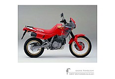Stickers voor Honda NX650 DOMINATOR 1994 - Rood • Honda OEM Stickers