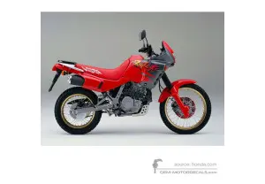 Stickers voor Honda NX650 DOMINATOR 1995 - Rood • Honda OEM Stickers