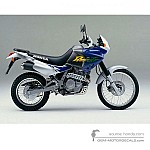 Honda NX650 DOMINATOR 1996 - Blue