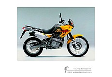 Stickers voor Honda NX650 DOMINATOR 1997 - Geel • Honda OEM Stickers