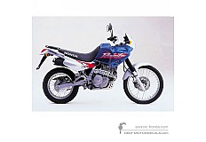 Stickers voor Honda NX650 DOMINATOR 1999 - Blauw • Honda OEM Stickers