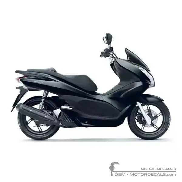 Honda PCX125 2012 - Asteroid Black Metallic