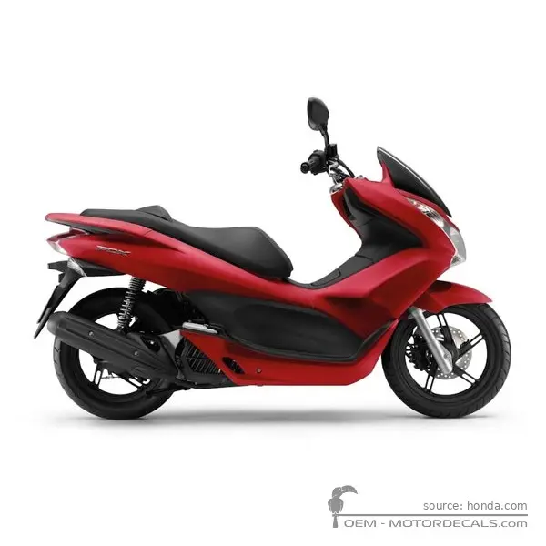 Honda PCX125 2012 - Candy Rosy Red