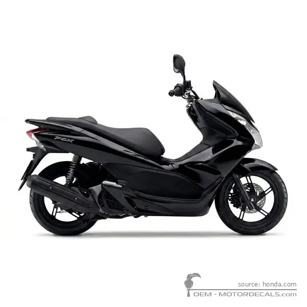 Honda PCX125 2013 - Pearl Nightstar Black