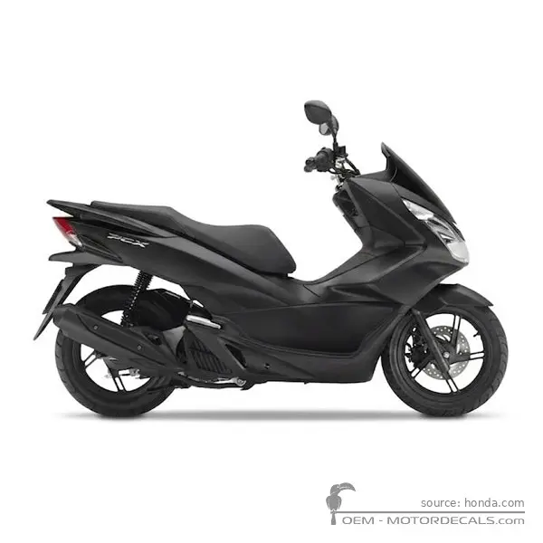 Honda PCX125 2015 - Mat Carbonium Gray Metallic