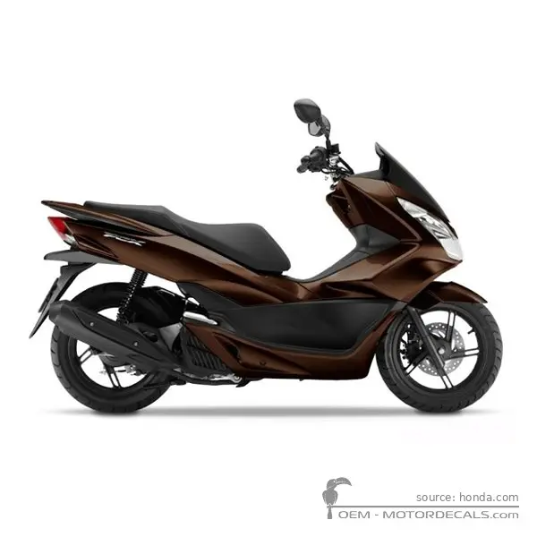 Honda PCX125 2017 - Pearl Havana Brown