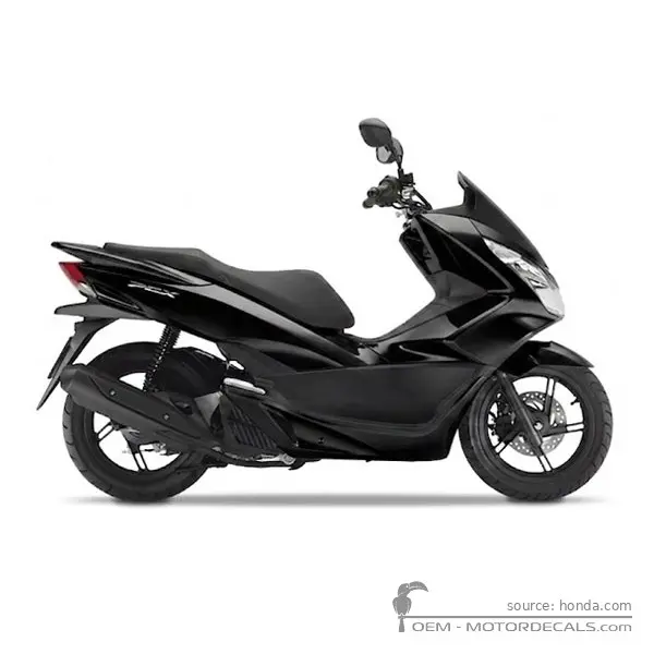 Honda PCX125 2017 - Pearl Nightstar Black