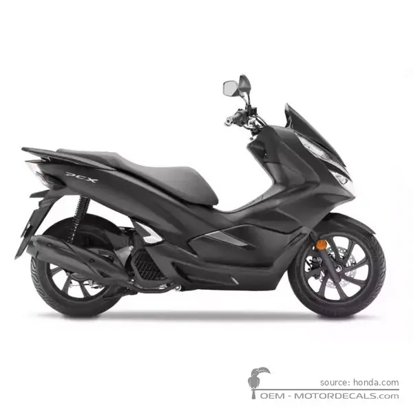 Honda PCX125 2019 - Mat Carbonium Gray Metallic