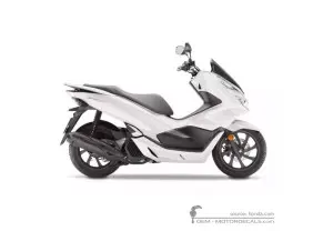 Stickers voor Honda PCX125 2019 • Honda OEM Stickers