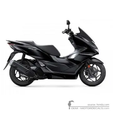 Honda PCX125 2021 - Mat Galaxy Black Metallic