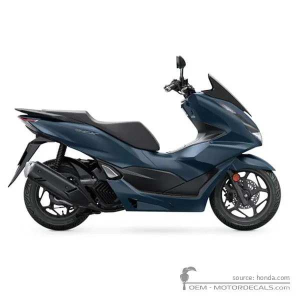 Honda PCX125 2023 - Mat Suit Blue Metallic