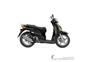 Stickers voor Honda SH125i 2001 • Honda OEM Stickers
