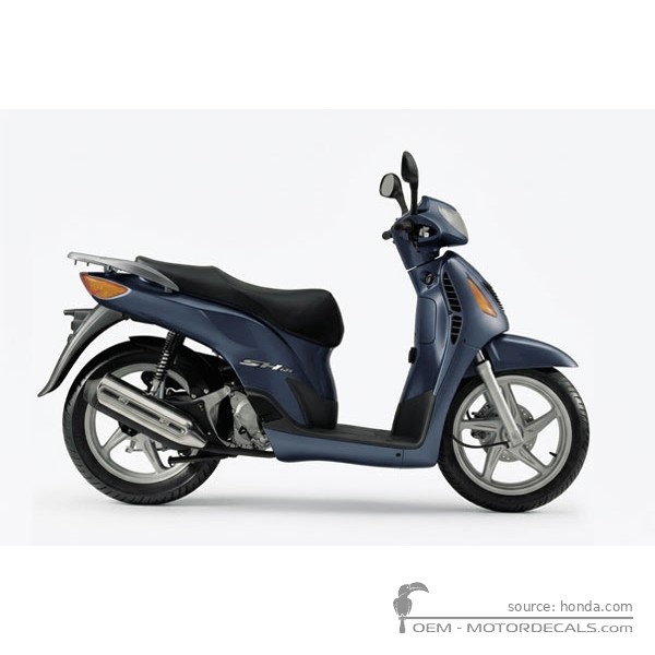 Pegatinas para Honda SH125i 2001 • Honda Pegatinas OEM
