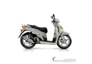 Adesivi per Honda SH125i 2001 • Honda Adesivi OEM