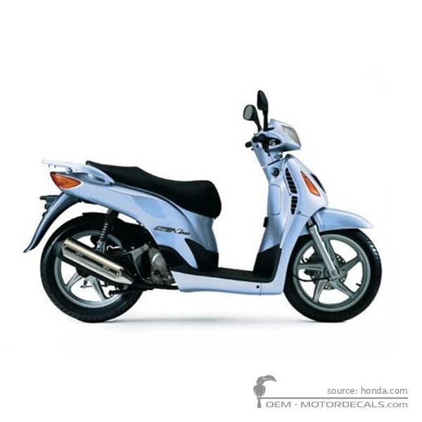 Adesivi per Honda SH125i 2001 • Honda Adesivi OEM