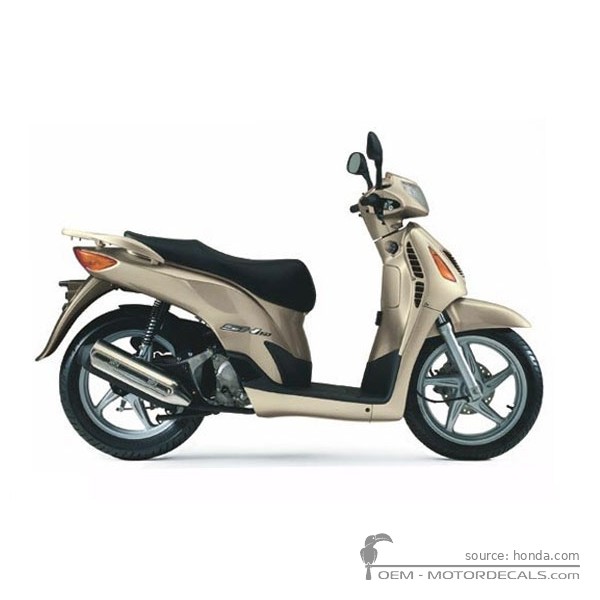 Pegatinas para Honda SH125i 2001 • Honda Pegatinas OEM